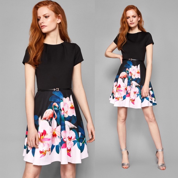 Ted Baker Dresses & Skirts - TED BAKER orchid wonderland skater dress